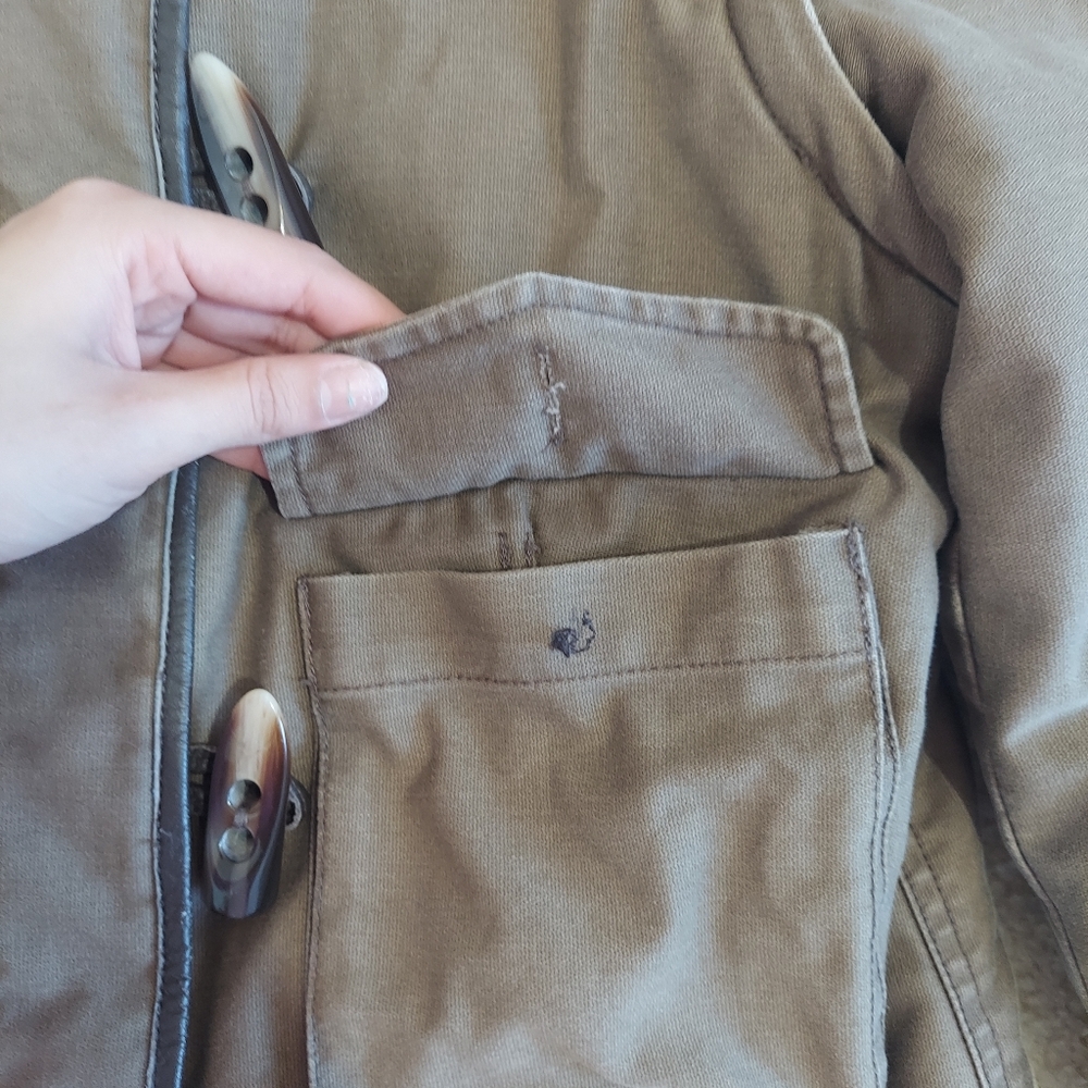 Brown Aviator Jacket With Detachable Sleeves - image 5